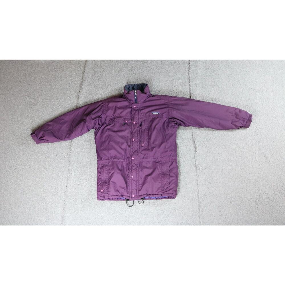 Patagonia Guide Parka Jacket Mens Small Vintage Purple Padded Nylon 90s 84151